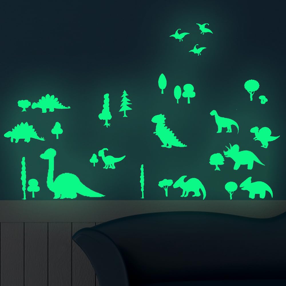 Glow in The Dark Rabbit Wall Decals,24pcs PET Lovely Bunny Wall Stickers for Kids Bunny Wall Decals for Boys and Girls Room Cute Easter Bunny Stickers for Kids - Image 3