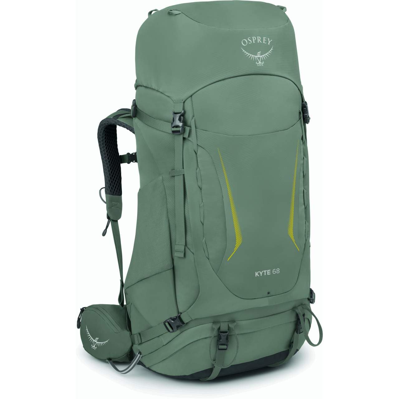 Osprey Kyte Women's Backpacking Pack, 68L X-Small/Small, Rocky Brook Green
