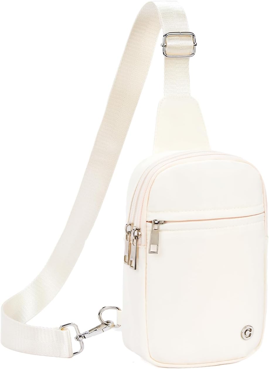 CHOLISS Small Sling Bag for Women and Men, Crossbody Bags Trendy Fanny Packs Chest Bag with Extended Strap