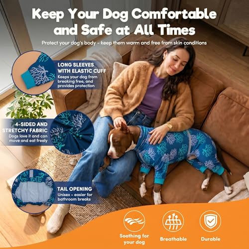 Pyjama pour chiens extensible imprimé arbre corail LovinPet