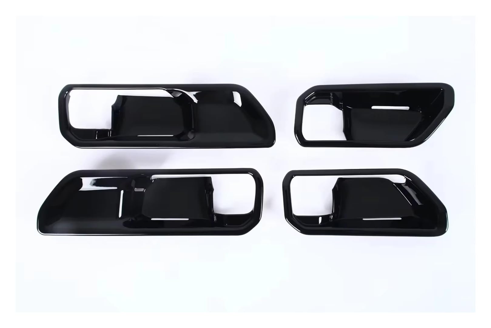 Xrukguo Abs Black For Toyota For Land For Cruiser 250 For Prado For Lc250 2024 2025 Inner Door Handle Bowl Cover Trim Interior Interior Trim Cover Panel(Abs Black)