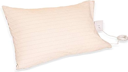 Funda de almohada con cable de conexión a tierra tamaño King - Materiales Algodón orgánico y fibra de plata Natural Wellness