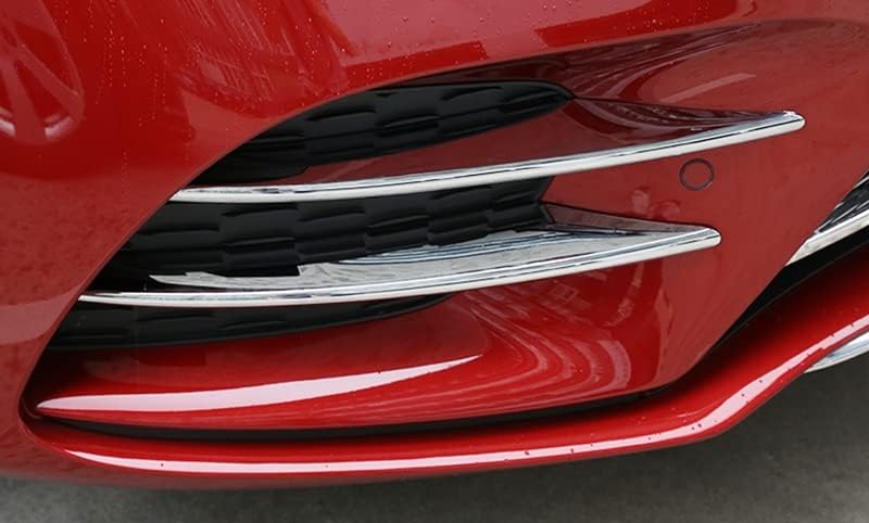 New Protective Front Fog Light Trims Compatible with Mercedes Benz A-Class W177 2019-2023 A180 A200 A220 A250 (Silver)