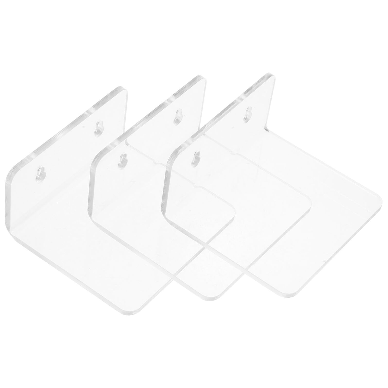 Estante de pared transparente ORFOFE de acrílico para plantas y objetos