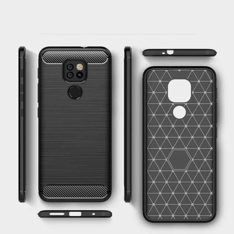 Image of Basic Case for Moto G9, G9 Play (Carbon Fibre Black)