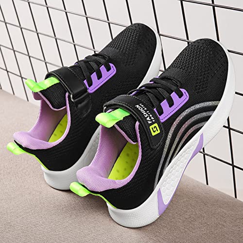 Eliogn Girls Boys Fashion Mesh Lightweight Running Shoes Children's Casual Sneakers3