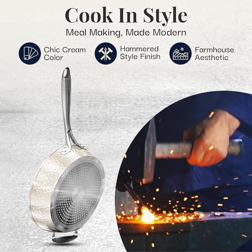 image for GOTHAM STEEL 14 Inch Non Stick Frying Pans with Lid, Large Frying Pans