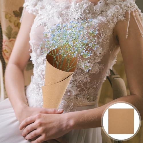 30pcs 30-Pack Wedding Confetti Cones - Biodegradable Kraft Paper Petal Cones for Bouquet Toss, Candy Favors, Bridal Shower Decorations - Fan-Shaped Party Supplies - Thumbnail 5