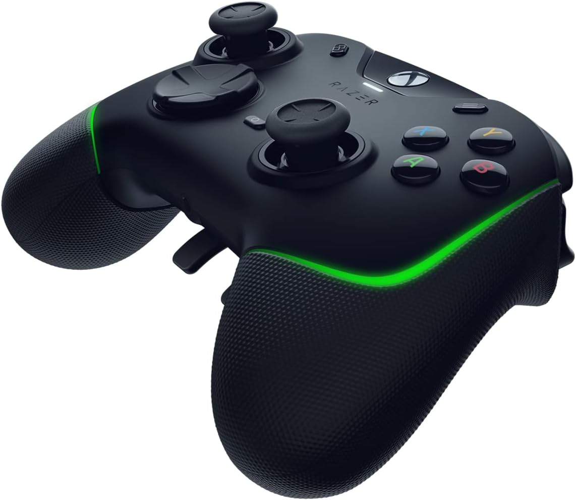 Razer Wolverine V2 Chroma Wired Gaming Controller for Xbox Series X|S, Xbox One, PC: RGB Lighting - Remappable Buttons & Triggers - Mecha-Tactile Action Buttons & D-Pad - Trigger Stop-Switches - Black