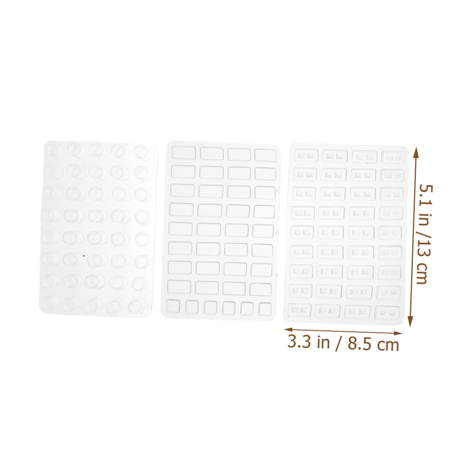 IMIKEYA Mold Silicone Kit for Dollhouse & Fairy Garden - DIY Clay Brick & Cinder