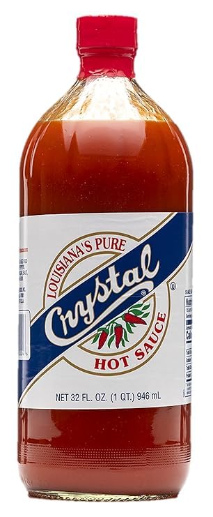 Crystal Louisiana's Pure Hot Sauce, 32 oz - Palatize Pack
