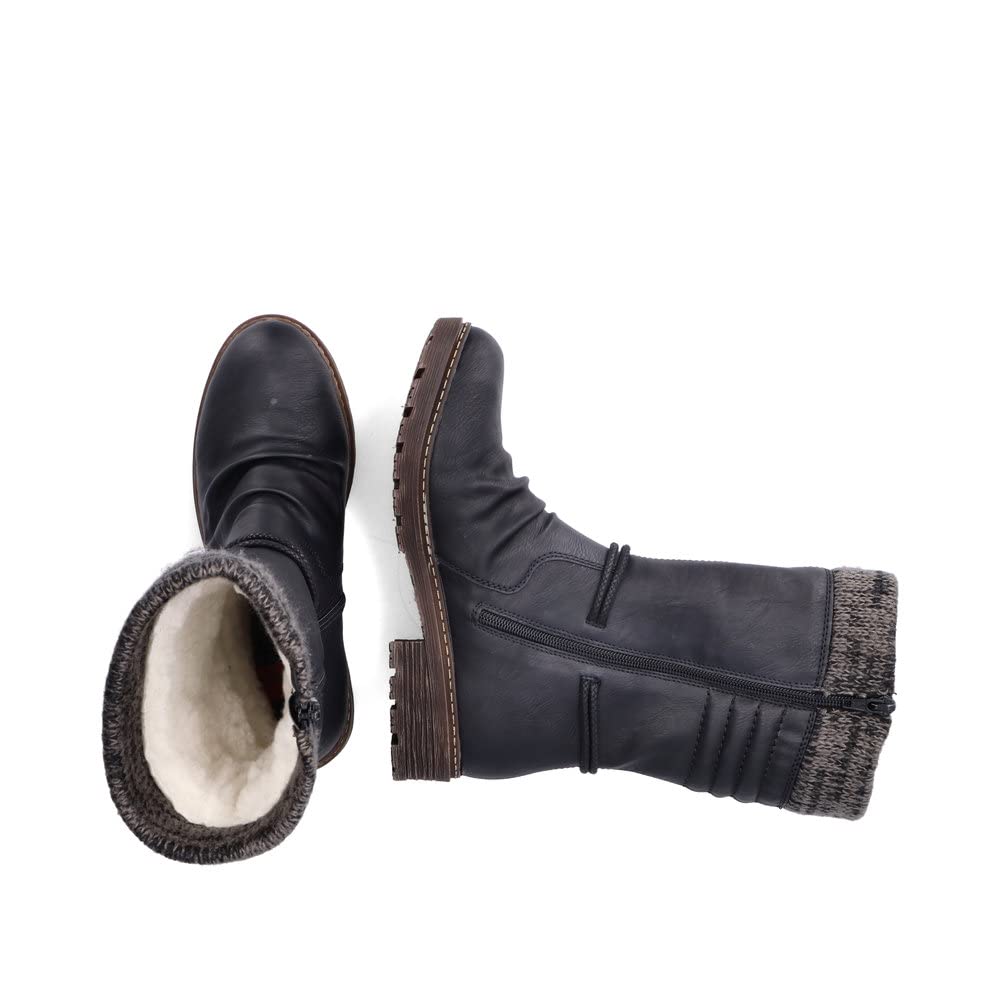 Rieker Damen Winterstiefel Z4755, Frauen Stiefel, wasserabweisend, riekerTEX