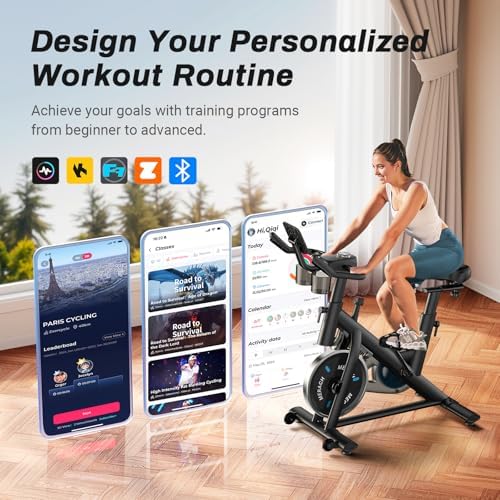 Exercise Bike, Brake Pad Stationary Bike with