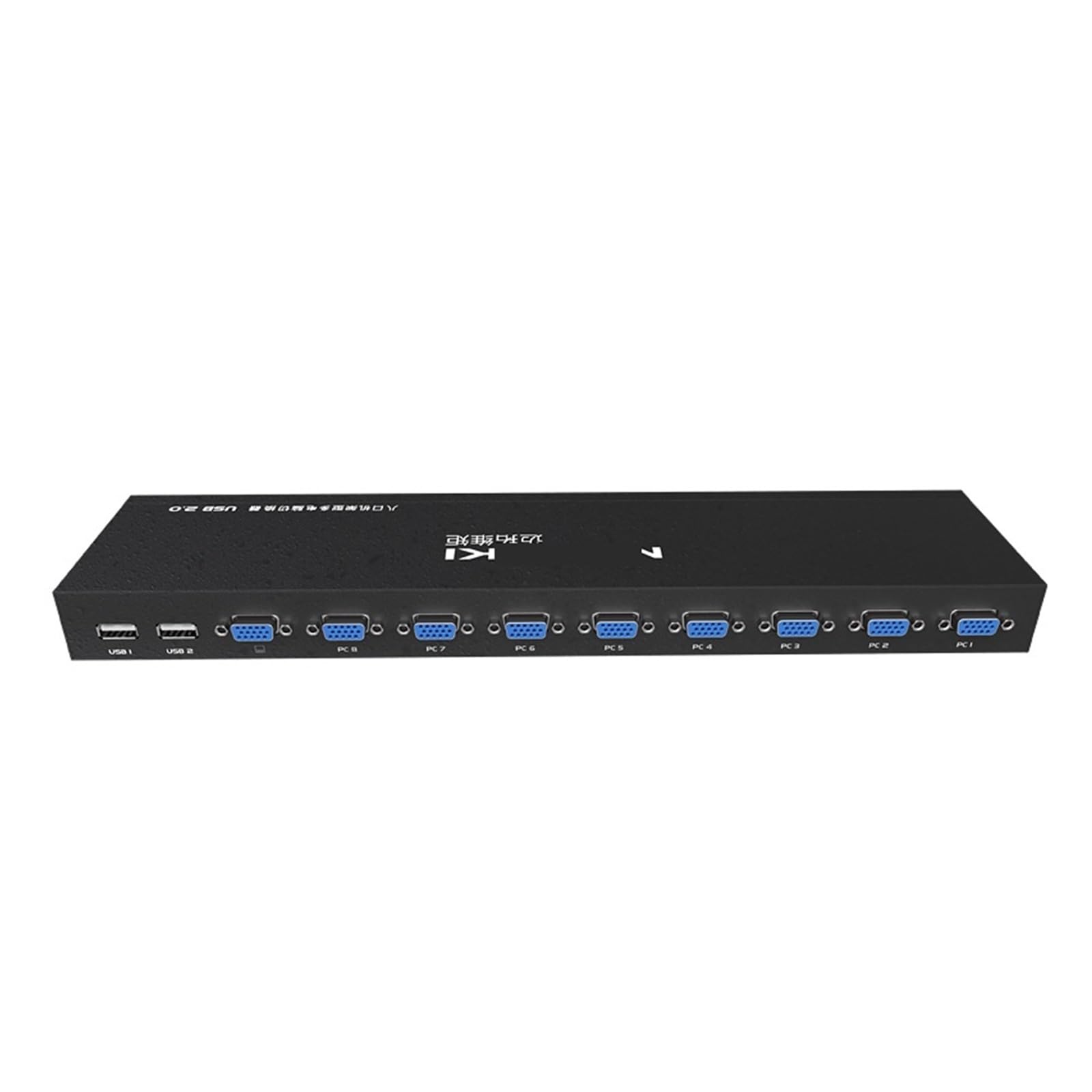 8 Port Smart KVM Switch Manual Key Press VGA USB Wired Remote Extension Switcher 1U Console with Original Cable 801UK-L(1.5m)-image-17