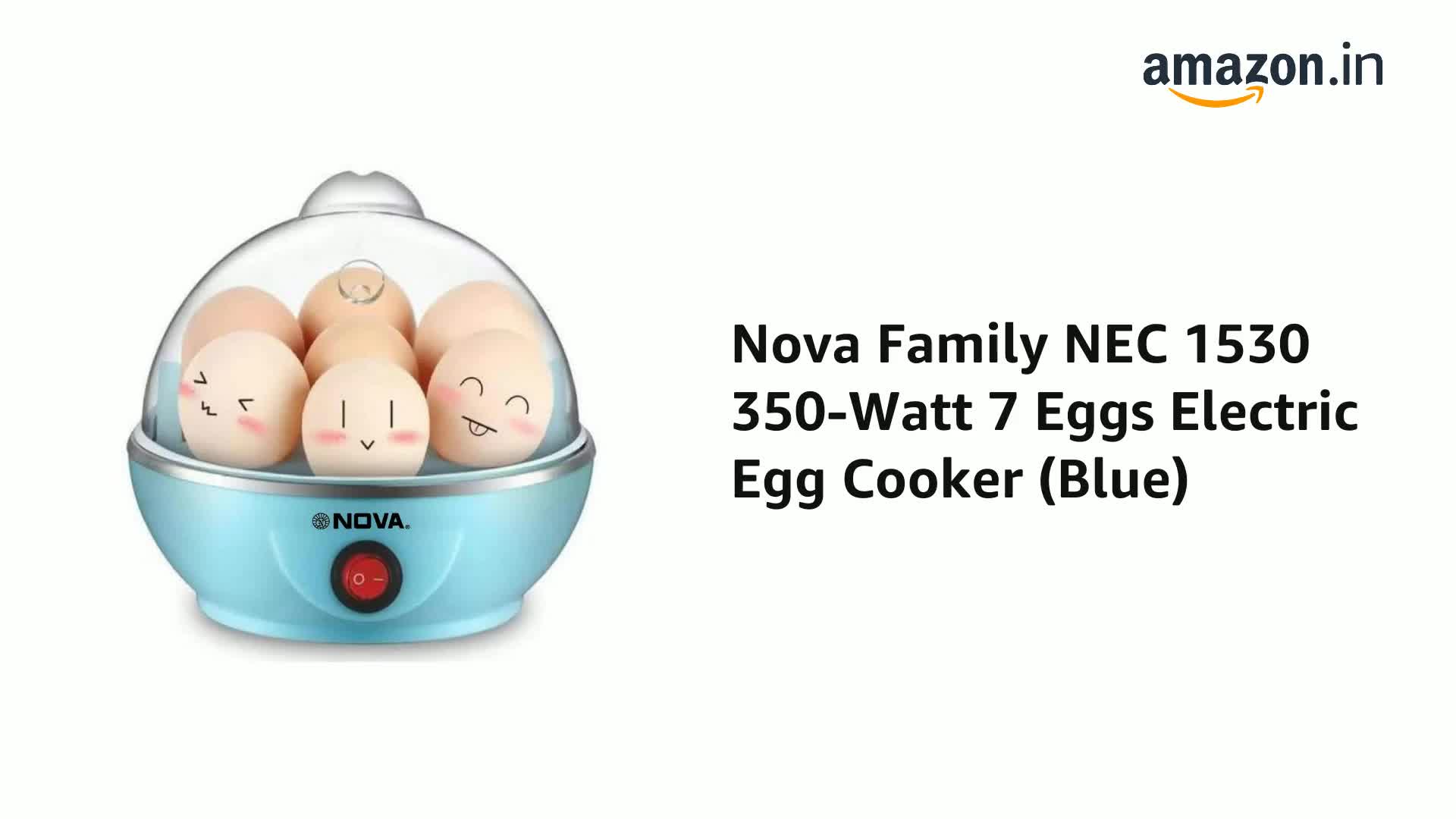 nova blue electric egg boiler