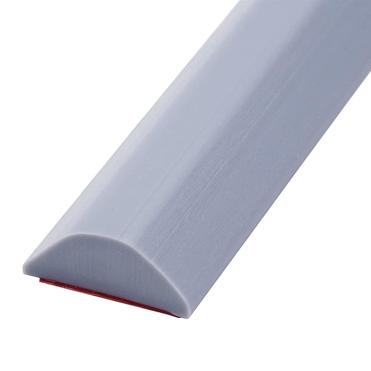 Shower Threshold Water Dam Silicone Strip,Shower Dam for Walk in Shower,Collapsible Shower Threshold Water Dam, Self Adhesive Silicone Dry and Wet Separation,Shower Water Guard (Grey,90cm)
