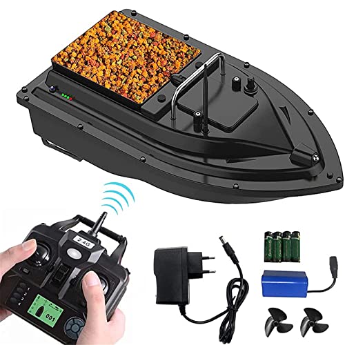 WZFANJIJ Futterboote Smart RC Boot, Köderboot, Futterboot mit Echolot und GPS, Entfernung GPS Cruise Köder-Boot,5200mAh*1 Cover