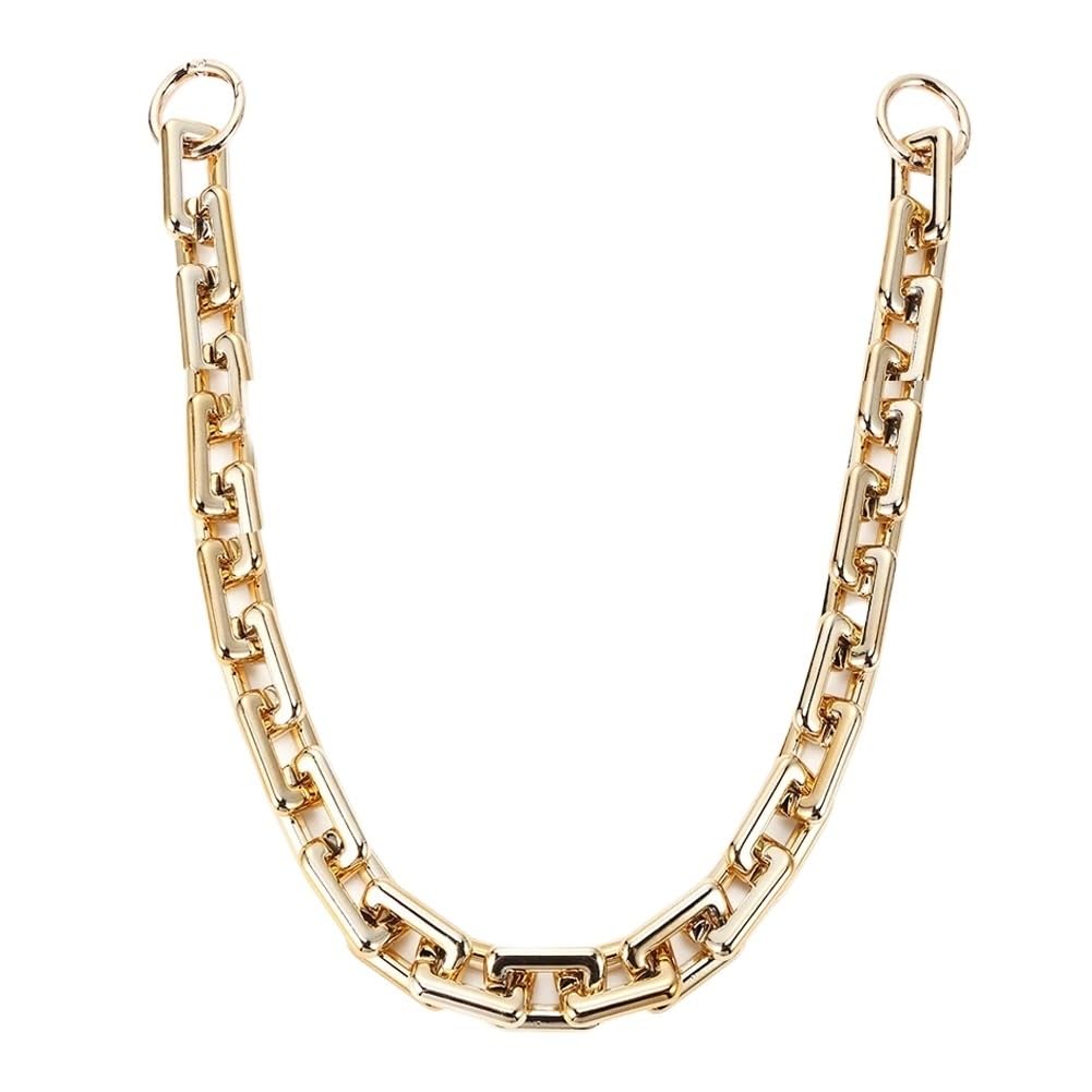 Taschenkette 45/55/65/85 cm Lange Dicke Goldkette Ersatzkettentasche Damen Schulterhandtaschen Accessoires Handtaschen for Damen Kette FüR Tasche(85cm)