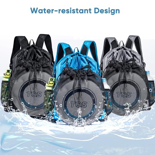 VIGEGARI Large Beach Backpack Waterproof Sandproof - Customized Oversized Drawstring Pool Bag with Shoe Compartment for Toiletries, Towels, Gym, Travel by VIGEGARI - Image 8