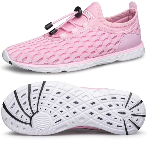 Image of DOUSSPRT Women's Water Shoes Quick Dry for Beach Swim Pool Fishing | Adult Breathable Summer Walk Aqua Sandals for River Athletic Boating Kayaking Diving Sport
