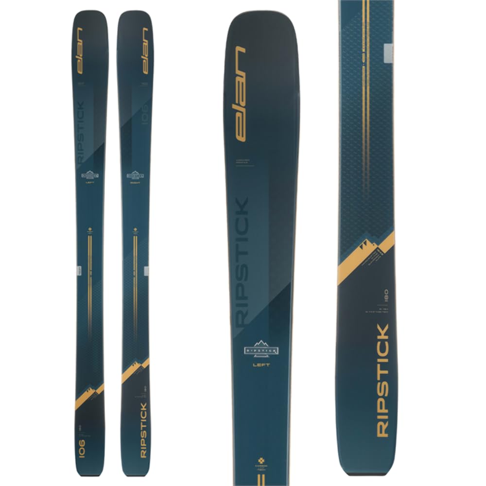 札幌市 清田区 elan エラン スキー板  RIPSTICK106 リップスティック 180㎝ ビンディング付き DemoSki 23/24season ブルー×イエロー系 elan（エラン） スキー板 2024 RIPSTICK 106 Black Edition スキー板