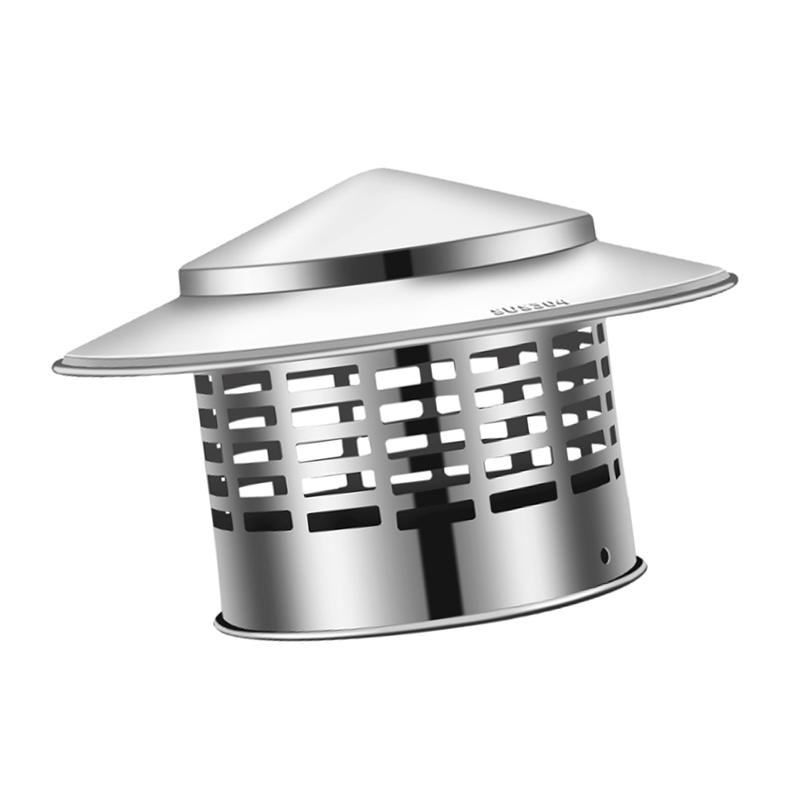 Chimney rain Cap, Conical Chimney Cap 304 Stainless Steel Cover Stovepipe Raincap Fireplac 3 4 6 8in(3in/75mm)