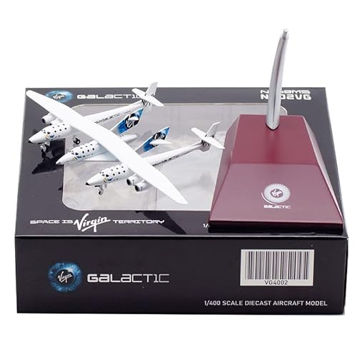 Jc Wings Virgin Galactic Spaceship New Livery N348Ms 1/400 Diecast Aircraft Pre-Built Model #TOP7