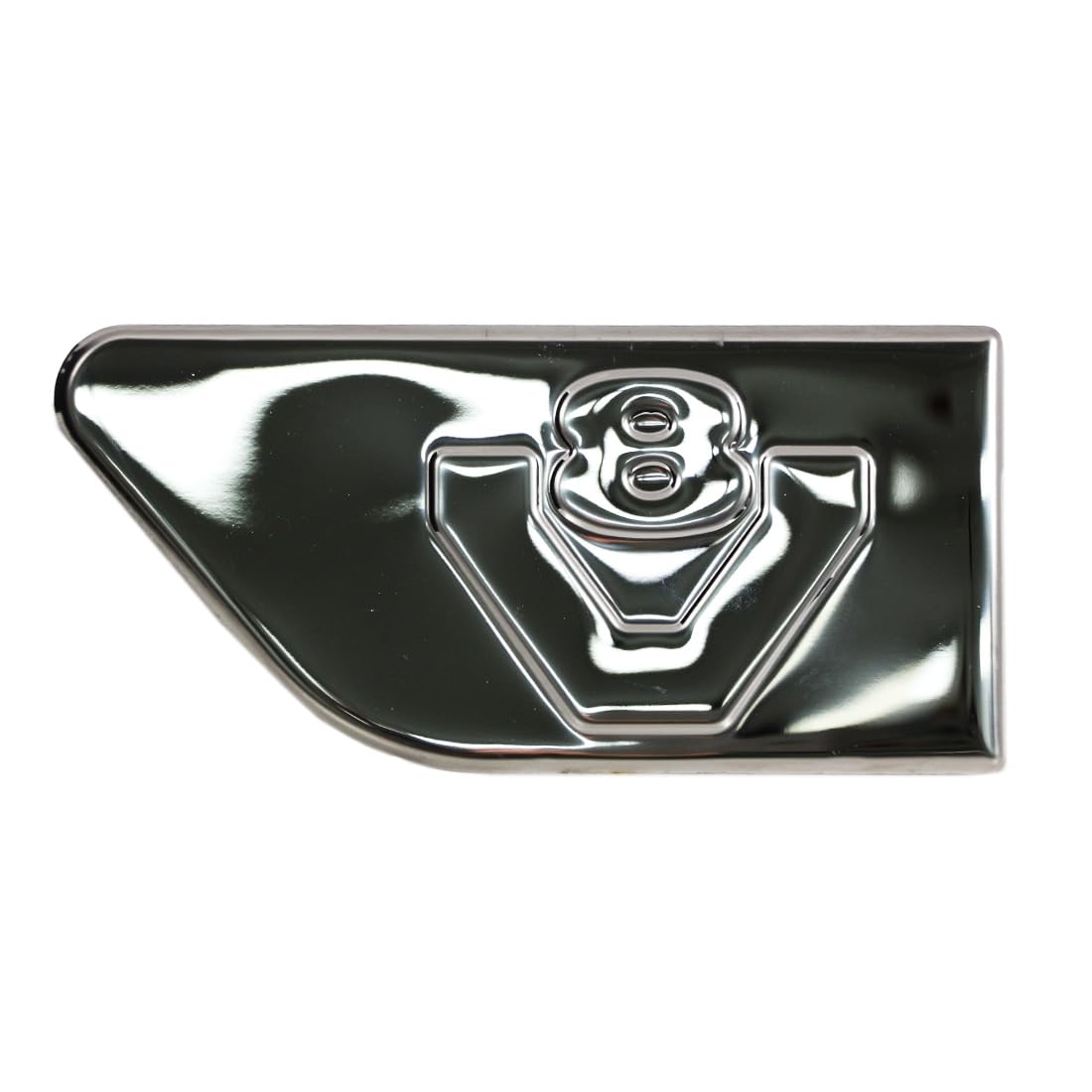 Accessori decorativi V8 in acciaio inox lucidato a specchio per camion Scania R 2004-2015, 2 pezzi