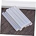 KONTONTY 10pcs Transparent Hot Melt Glue Sticks DIY Adhesive Strips for Crafting and Repair Flexible and Odor- Compatible with All Temperature Glue Guns