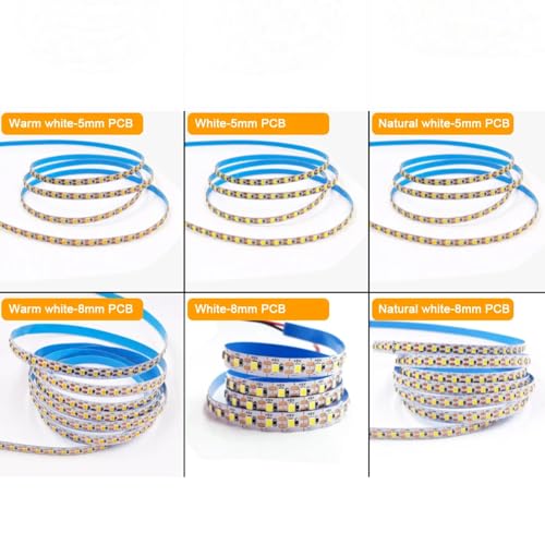 Tira LED flexible multicolor 5V 8MM 600 LEDs 5mm miniatura 4