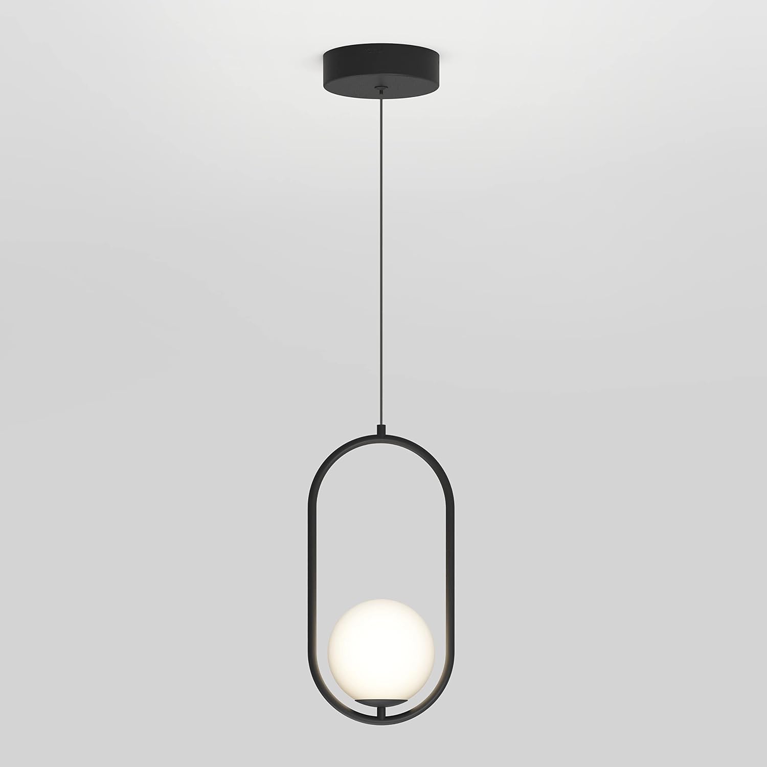 artika Bloom 11W LED Modern Pendant Light for Kitchen Island - Matte Black - 950 Lumens, Tunable White Technology 3000-4000-5000 Kelvin, No Bulb Required