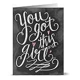 You Got this Girl - 36 Chalkboard Note Cards - Blank Cards - Kraft Envelopes Included