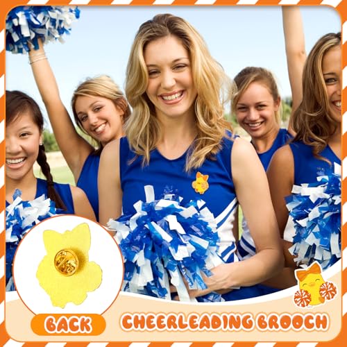 Quelay 24 Pack Cheer Duck Pins Bulk Cheer gifts bulk for Team, Orange by Quelay - Used condition - Image 3