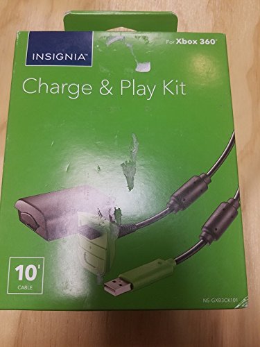 Insignia Charge & Play Kit for Xbox 360