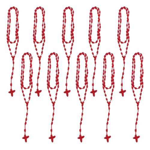 Collier tissé croix en perles multicolores pour un style bohème unique