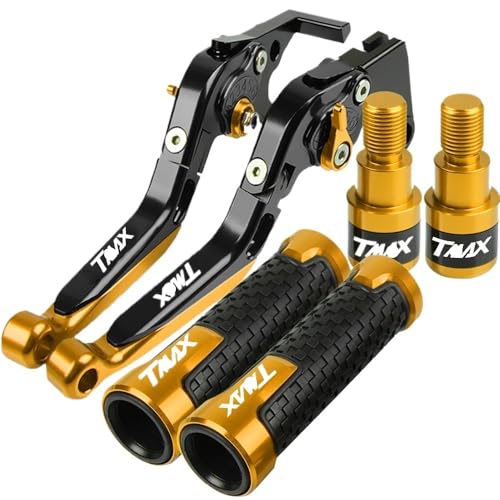 Leviers TMAX 530 frein embrayage moto ajustables avec poignée jaune