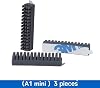 Nozzle Brush for Bambu Lab A1 Wiper Silicone Brush Hotbed Mounted Scrubbers for Bambulab Cleaning Tool 3D Printer Accessories(For A1 mini)