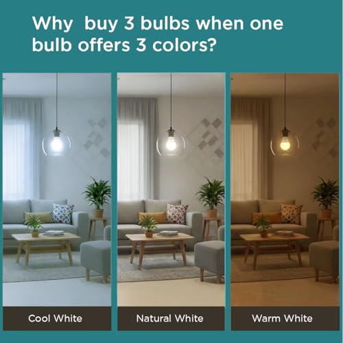 Image of Philips SceneSwitch 30W LED Bulb | 3-in-1 Light Modes CDL-NW-WW | B22 Base | Change Brightness with Wall Switch | Energy Efficient | Pack of 1