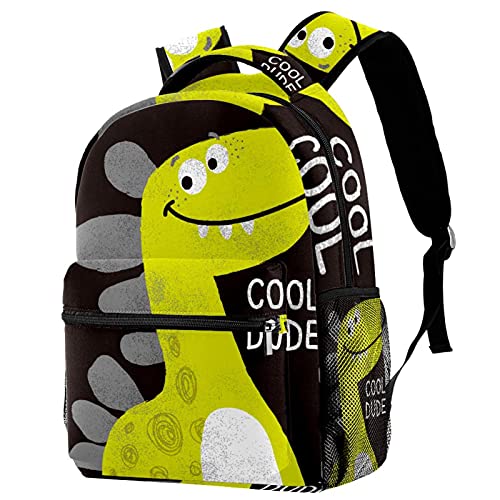 Sac à dos de voyage dinosaure pour garçons et filles avec porte-bouteille