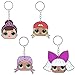 L.O.L SURPRISE 4 Bendable Rubber Keychains, Pink