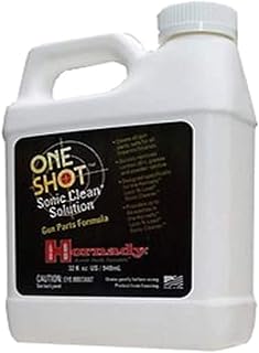 Hornady One Shot Sonic Clean Solution, 1 Quart – Gun Cleaner Solution, Clean All Gun Parts Safely and Quickly – Designed for Use with Hornady Lock-N-Load Sonic Cleaners – Item 043360