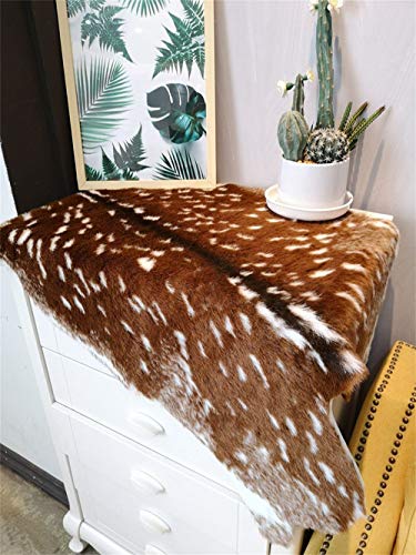 Tapete con estampado animal de ciervo 105x90 cm miniatura 6