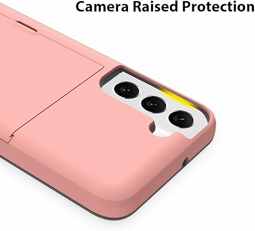 Miniatura 5 de ZIYE Funda para Galaxy S21 Plus 5G con tarjetero, funda tipo cartera para Galaxy S21 Plus, antiarañazos, doble capa, bolsillo oculto, a prueba de