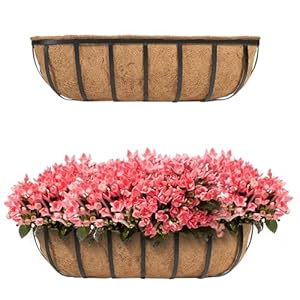 hehimhis Blumenkasten mit verstellbarer Halterung, 2 Stück