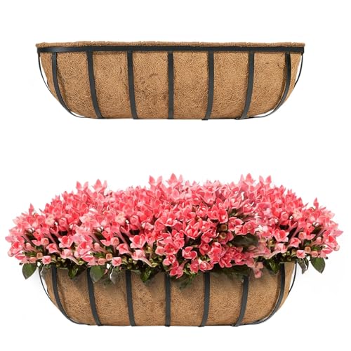 hehimhis Blumenkasten mit verstellbarer Halterung, 2 Stück