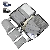 Tissu amélioré: tissu oxford cation plus épais amélioré, high performance garantit que ces organisateurs peuvent résister à une usure à haute densité pendant les voyages et durer plus longtemps, des sacs de rangement à bagages de voyage, des cubes d'emballage pour les voyages