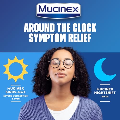 Mucinex Sinus-Max Severe Congestion & Pain & Nightshift Sinus, 2x6 FL OZ - image 3