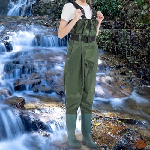 Pegciuho Perneiras de Pesca Perneiras de Peito para Homens E Mulheres Calças Leves para Vadear com B