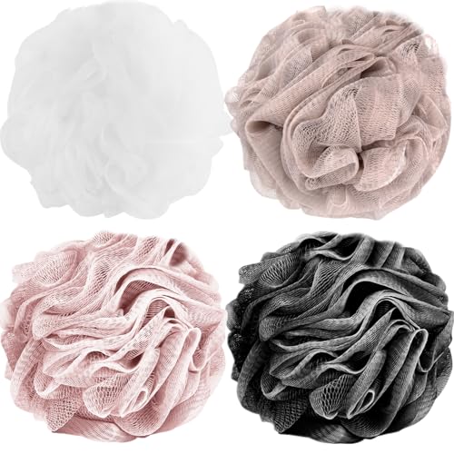 Image of Fu Store Loofah Sponge Shower Loofahs 4 Colors Bath Sponges Body Scrubbers