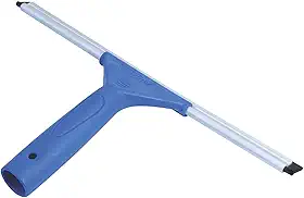 Ettore -17008 Rodo de janela multiuso de 20 cm com lâmina de borracha de silicone vitalícia, azul